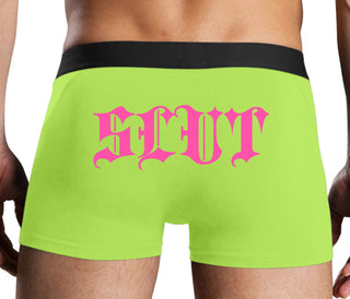 Slut - Goth Look - Neon Yellow Boxer Brief