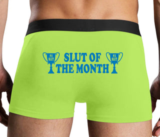 Slut Of The Month - Neon Yellow Boxer Brief