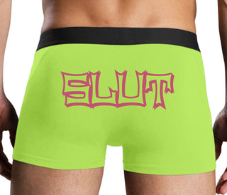 Slut - Neon Yellow Boxer Brief