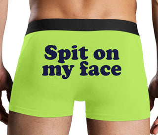 Spit On My Face - Neon Yellow Boxer Brief