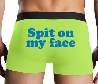 Spit On My Face - Neon Yellow Boxer Brief