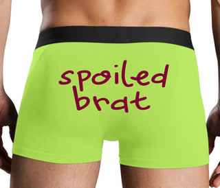 Spoiled Brat - Neon Yellow Boxer Brief
