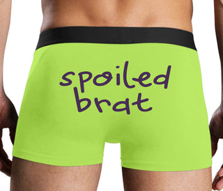 Spoiled Brat - Neon Yellow Boxer Brief