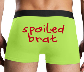 Spoiled Brat - Neon Yellow Boxer Brief