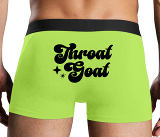 Throat Goat - Deep Throat Expert - Neon Yellow Boxer Brief