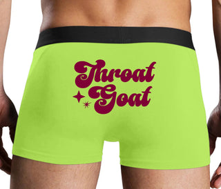 Throat Goat - Deep Throat Expert - Neon Yellow Boxer Brief