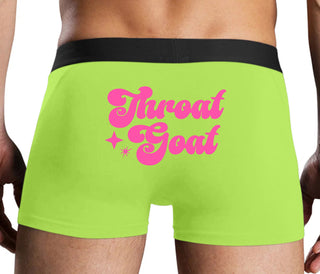 Throat Goat - Deep Throat Expert - Neon Yellow Boxer Brief