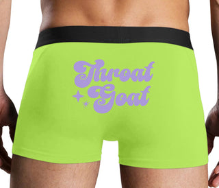 Throat Goat - Deep Throat Expert - Neon Yellow Boxer Brief