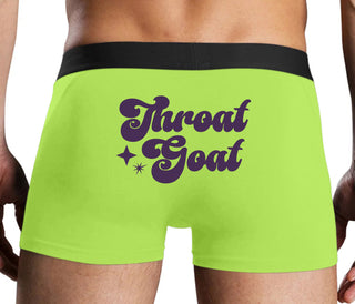 Throat Goat - Deep Throat Expert - Neon Yellow Boxer Brief