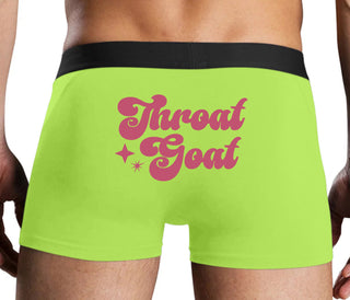 Throat Goat - Deep Throat Expert - Neon Yellow Boxer Brief