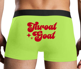 Throat Goat - Deep Throat Expert - Neon Yellow Boxer Brief