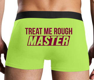 Treat Me Rough Master - Neon Yellow Boxer Brief