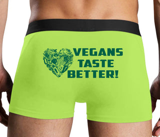 Vegans Tastes Better - Neon Yellow Boxer Brief
