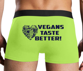 Vegans Tastes Better - Neon Yellow Boxer Brief