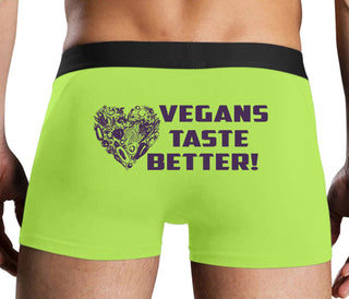 Vegans Tastes Better - Neon Yellow Boxer Brief