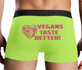 Vegans Tastes Better - Neon Yellow Boxer Brief