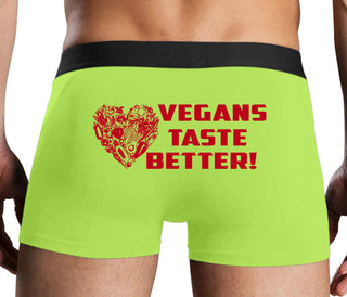 Vegans Tastes Better - Neon Yellow Boxer Brief