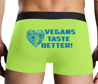 Vegans Tastes Better - Neon Yellow Boxer Brief