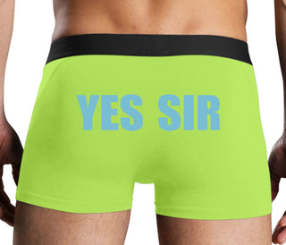 Yes Sir - Neon Yellow Boxer Brief