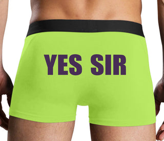Yes Sir - Neon Yellow Boxer Brief
