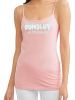 Knaughty Knickers Cumslut In Training Submissive Oral Sub Slut Pink Camisole