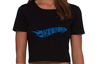 Ride of Your Life - Black Crop Tank Top