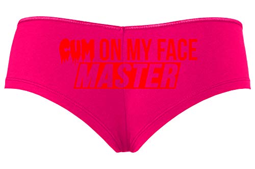 Knaughty Knickers Cum On My Face Master Cumslut Cumplay Hot Pink Slutty Panties
