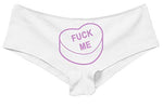Knaughty Knickers Valentines Candy Fuck Me Flirty Sexy White Underwear Slut DDLG