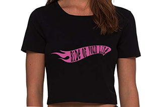 Ride of Your Life - Black Crop Tank Top
