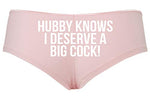 Knaughty Knickers Hubby Knows I Deserve A Big Cock Shared Hot Wife Panties