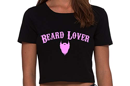 Knaughty Knickers Beard Lover For The Man In Your Life Black Cropped Tank Top