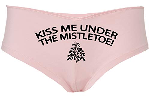 Knaughty Knickers Kiss Me Under The Mistletoe Christmas Sexy Fun Boyshort