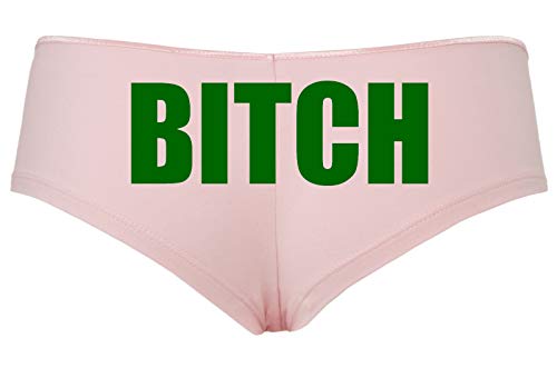 Knaughty Knickers Bitch Sexy Underwear Pink Boyshort Panties Rude Nasty dom Slut