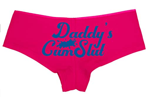 Knaughty Knickers Daddys Little Cumslut Submissive Oral Slut Pink Boyshort DDLG