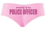Knaughty Knickers Property of My Police Officer LEO Wife Baby Pink Panties