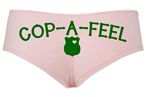 Cop A Feel Leo Police Wife Boyshort Panties The Panty Game cop Party Bridal Gift