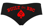 Knaughty Knickers Built for BBC Pawg Queen of Spades QOS Black Boyshort Panties