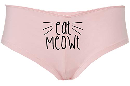 Knaughty Knickers Eat Meowt Pussy Cat Whiskers Kitten oral sex pet play panties