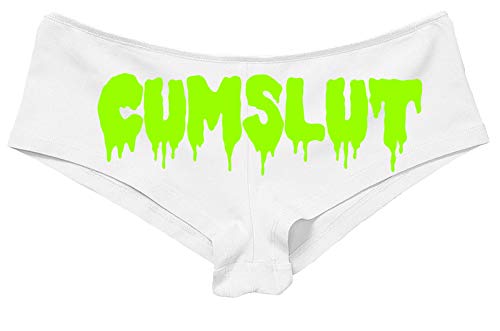Knaughty Knickers Cumslut Panties Cum Slut hot Sexy BDSM DDLG CGL White Underwear
