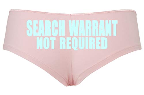 Knaughty Knickers Search Warrant Not RequiPink Police Wife Girlfriend Pink Panty