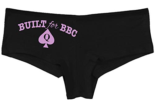Knaughty Knickers Built for BBC Pawg Queen of Spades QOS Black Boyshort