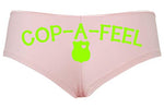Cop A Feel Leo Police Wife Boyshort Panties The Panty Game cop Party Bridal Gift