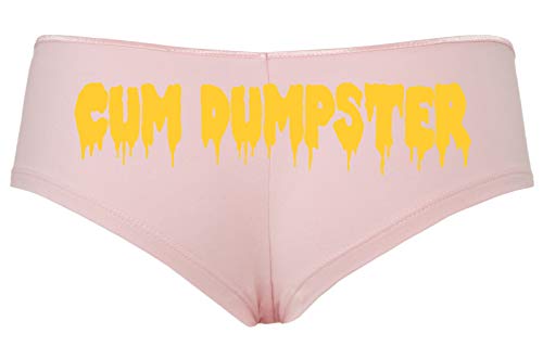 Knaughty Knickers Cum Dumpster Cumdump Pink boyshort Underwear DDLG cumslut slut