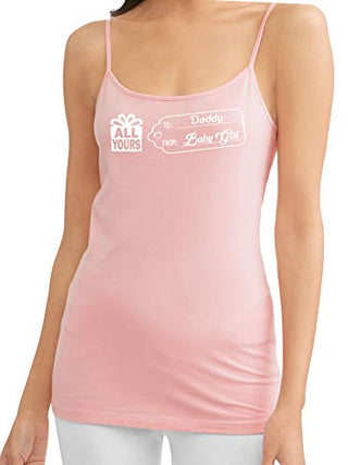 To Daddy From Baby Girl Gift Tag - Pink Cami