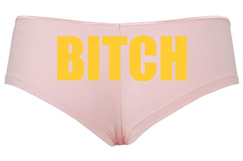 Knaughty Knickers Bitch Sexy Underwear Pink Boyshort Panties Rude Nasty dom Slut