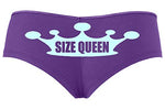 Knaughty Knickers Size Queen of Spades Love BBC Sexy Purple Boyshort Plus Sizes Too