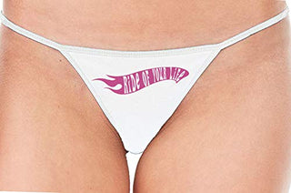 Ride of Your Life - White String Thong