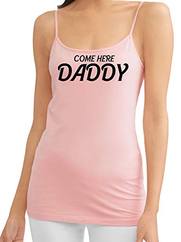 Knaughty Knickers Come Here Daddy DDGL BDSM Obedient Pink Camisole Tank Top