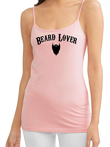 Knaughty Knickers Beard Lover For The Man In Your Life Pink Camisole Tank Top