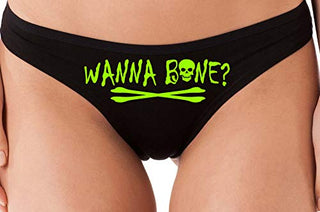 Wanna Bone? - Black Thong